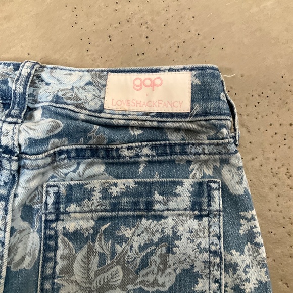 Gap x LoveShackFancy Flare Floral Jeans - Picture 5 of 6